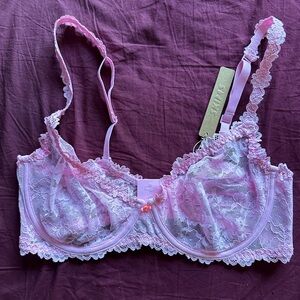 SKIMS Stretch Lace Unlined Scoop Bra